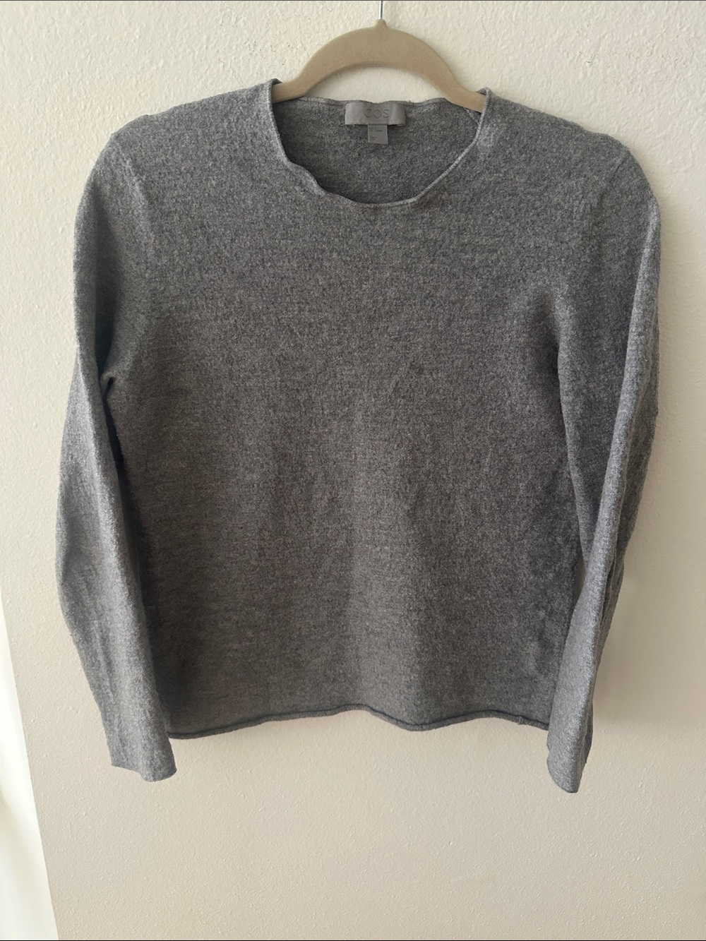 COS Gray Crewneck Sweater
